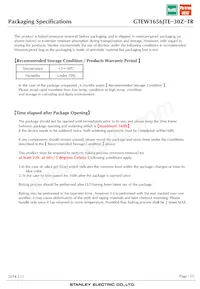 GTEW1656JTE-30Z-TR Datenblatt Seite 15