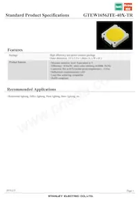 GTEW1656JTE-40X-TR Datenblatt Cover