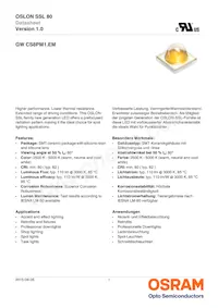 GW CS8PM1.EM-KTLP-XX58-1 Datasheet Cover