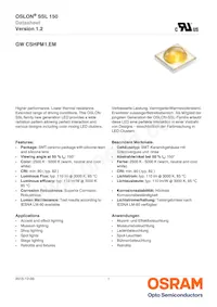 GW CSHPM1.EM-KTLP-XX58-1 Datasheet Cover