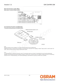 GW CSHPM1.EM-KTLP-XX58-1 Datasheet Pagina 20