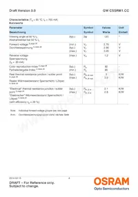 GW CSSRM1.CC-LUMQ-5R8T-1-700-R18 Datasheet Page 4