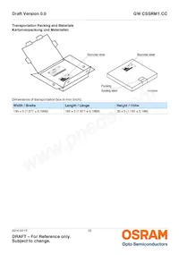 GW CSSRM1.CC-LUMQ-5R8T-1-700-R18 데이터 시트 페이지 23