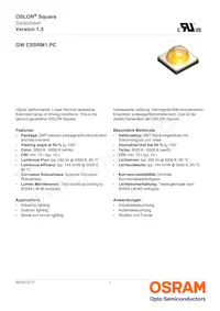 GW CSSRM1.PC-MFNQ-5H7I-1-700-R18 Datenblatt Cover