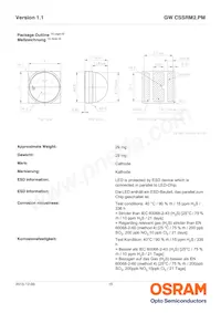 GW CSSRM2.PM-MUNQ-XX51-1-700-R18 데이터 시트 페이지 15