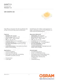 GW DASPA1.EC-HPHR-5M7N-KM-100-R18-LM Datasheet Cover