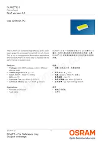 GW JDSMS1.PC-FSFU-5R8T-L1N2 Datasheet Copertura