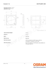 GW P9LMS1.EM-NSNU-65S5 Datasheet Pagina 14