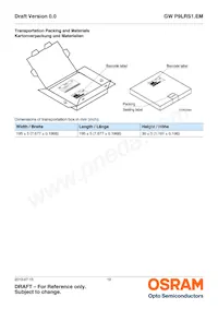 GW P9LRS1.EM-PQPS-40S3 Datasheet Page 19