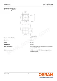 GW P9LRS1.EM-PQPS-65S5 Datenblatt Seite 13