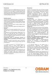 GW PSLLS1.EC-HPHR-5L7N-1 Datasheet Page 23