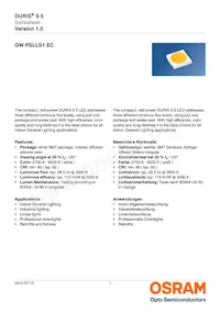 GW PSLLS1.EC-HPHR-5O8Q-1 Datasheet Cover