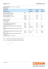 GW PSLLS1.EC-HPHR-5O8Q-1 Datasheet Page 4