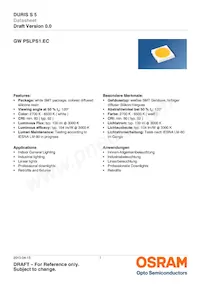 GW PSLPS1.EC-KULQ-5R8T-1 Datasheet Cover