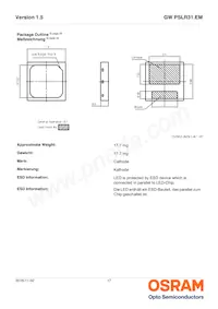 GW PSLR31.EM-LQ-A232-1-150-R18 Datasheet Page 17