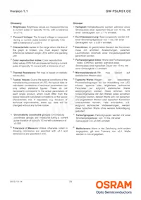 GW PSLRS1.CC-KULP-6M-BE-150-R18-XX Datasheet Page 23