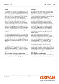 GW SBLMA1.EM-HRHS-XX35-L1L2-65-R18-LM Datasheet Page 22