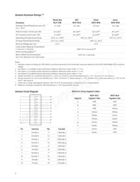HDSP-4840-FGB00 Datasheet Pagina 2