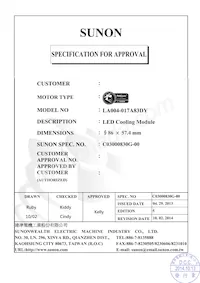 LA004-017A83DY Datasheet Cover