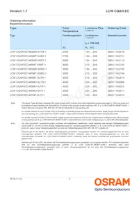 LCW CQAR.EC-MSMU-5L7N-1-700-R18-SDM-LM Datasheet Pagina 2