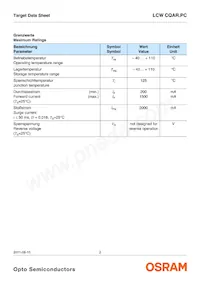 LCW CQAR.PC-MSMU-5H7I-1-700-R18 Datasheet Page 2