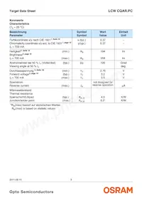 LCW CQAR.PC-MSMU-5H7I-1-700-R18 Datasheet Page 3