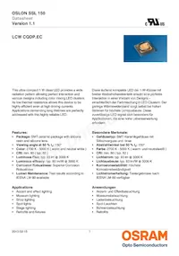 LCW CQDP.EC-KSKU-5R8T-1 Datasheet Copertura