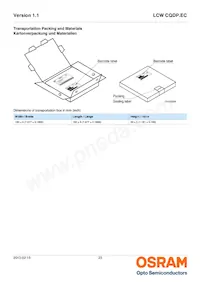 LCW CQDP.EC-KSKU-5R8T-1 데이터 시트 페이지 23