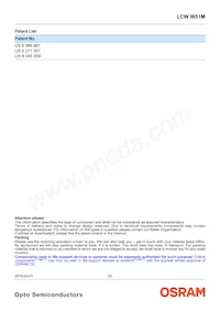 LCW W51M-JYKY-4L8N-Z Datasheet Pagina 20