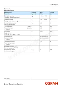 LCW W5SG-FZHX-4F6G-0-350-R18-Z Datasheet Pagina 3