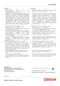 LCW W5SG-FZHX-4F6G-0-350-R18-Z Datasheet Pagina 17