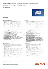 LCW W5SM-GZJX-Q3R5-Z Datasheet Cover