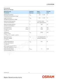 LCW W5SN-JZLY-4L9X-0-700-R18-Z-SF 데이터 시트 페이지 3