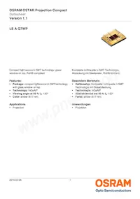 LE A Q7WP-NYNZ-1-0-A40-R18-Z Datasheet Cover
