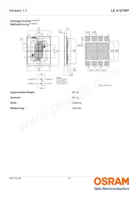 LE A Q7WP-NYNZ-1-0-A40-R18-Z 데이터 시트 페이지 12