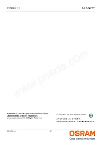 LE A Q7WP-NYNZ-1-0-A40-R18-Z Datasheet Page 21