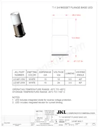 LE-MF-24W Datasheet Cover