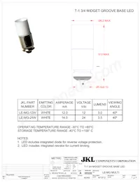 LE-MG-12W Datasheet Copertura