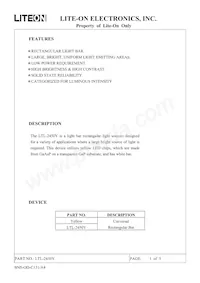 LTL-2450Y Datasheet Cover