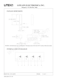 LTL-2450Y Datasheet Page 2