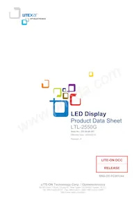 LTL-2550G Datasheet Cover