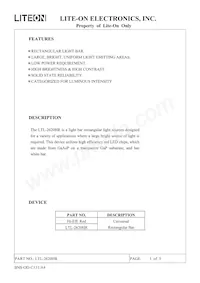 LTL-2620HR Datasheet Pagina 2