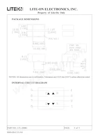 LTL-2800G Datasheet Pagina 2