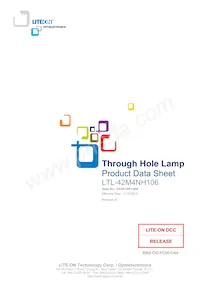 LTL-42M4NH106 Datasheet Cover