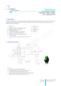 LTL-42M4NH106 Datasheet Page 3