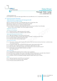 LTL-42M4NH106 Datasheet Pagina 9