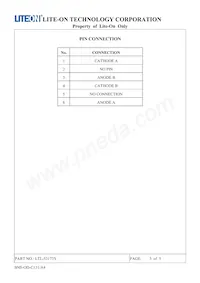 LTL-53173Y Datasheet Pagina 3