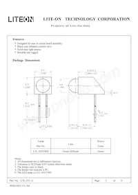 LTL-533-11 Datasheet Page 2