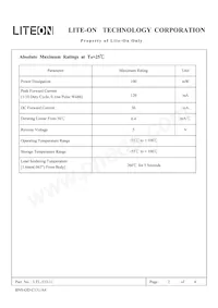 LTL-533-11 데이터 시트 페이지 3