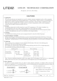 LTL-533-11 Datasheet Pagina 6